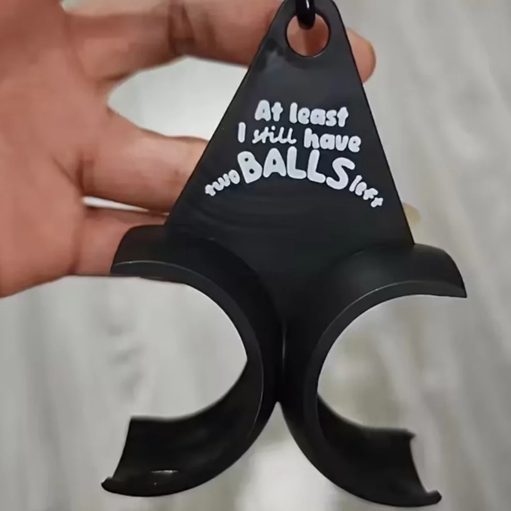 Funny Golf Ball Holder Keychain - Picture 5 of 7